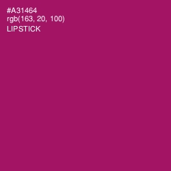 #A31464 - Lipstick Color Image