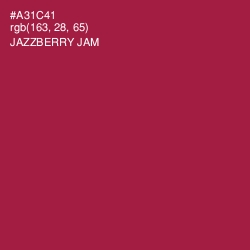 #A31C41 - Jazzberry Jam Color Image