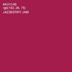 #A31C4B - Jazzberry Jam Color Image