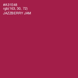 #A31E48 - Jazzberry Jam Color Image