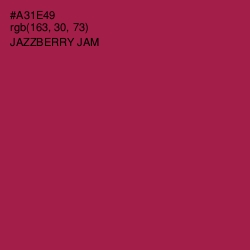 #A31E49 - Jazzberry Jam Color Image