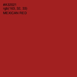 #A32021 - Mexican Red Color Image