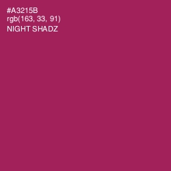 #A3215B - Night Shadz Color Image