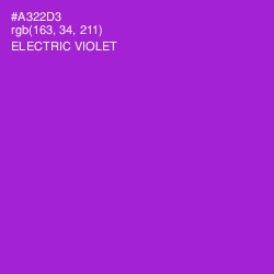#A322D3 - Electric Violet Color Image
