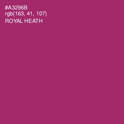 #A3296B - Royal Heath Color Image