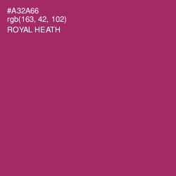 #A32A66 - Royal Heath Color Image