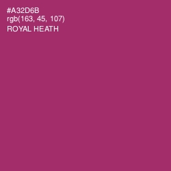 #A32D6B - Royal Heath Color Image