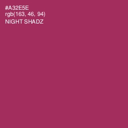 #A32E5E - Night Shadz Color Image
