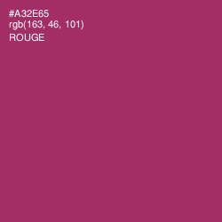 #A32E65 - Rouge Color Image