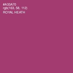 #A33A70 - Royal Heath Color Image