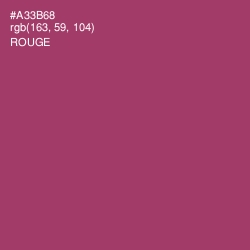 #A33B68 - Rouge Color Image