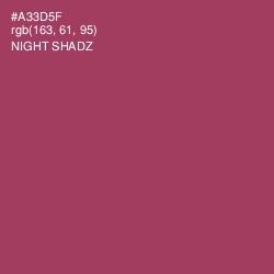 #A33D5F - Night Shadz Color Image