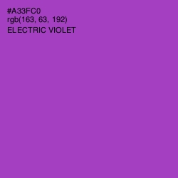 #A33FC0 - Electric Violet Color Image