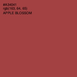 #A34041 - Apple Blossom Color Image