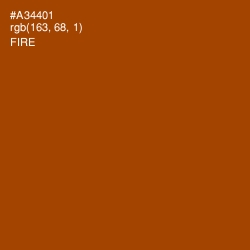 #A34401 - Fire Color Image