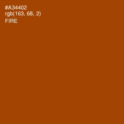 #A34402 - Fire Color Image