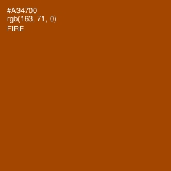 #A34700 - Fire Color Image