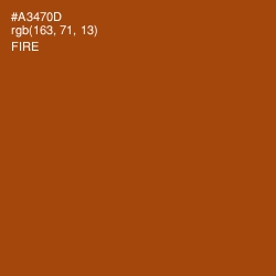 #A3470D - Fire Color Image