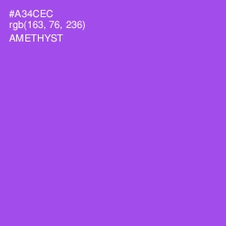 #A34CEC - Amethyst Color Image