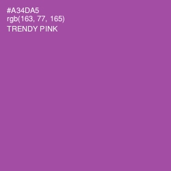 #A34DA5 - Trendy Pink Color Image