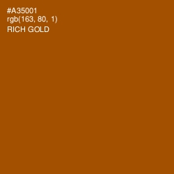 #A35001 - Rich Gold Color Image