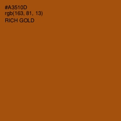 #A3510D - Rich Gold Color Image