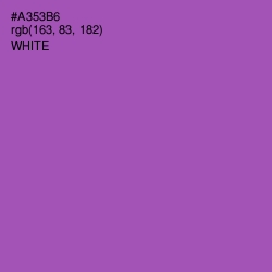 #A353B6 - Wisteria Color Image