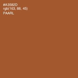 #A3582D - Paarl Color Image