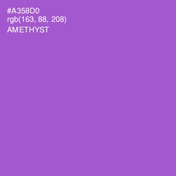 #A358D0 - Amethyst Color Image