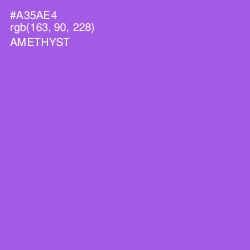 #A35AE4 - Amethyst Color Image