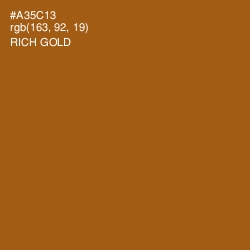 #A35C13 - Rich Gold Color Image