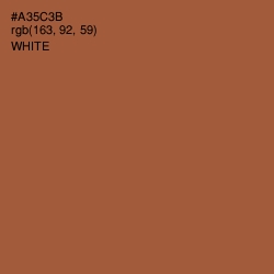 #A35C3B - Brown Rust Color Image