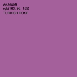 #A3609B - Turkish Rose Color Image