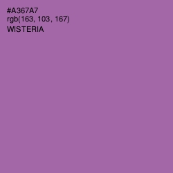 #A367A7 - Wisteria Color Image