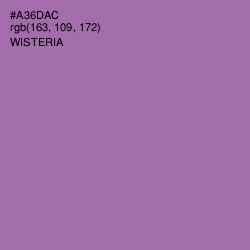 #A36DAC - Wisteria Color Image