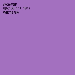 #A36FBF - Wisteria Color Image