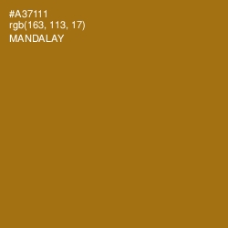 #A37111 - Mandalay Color Image