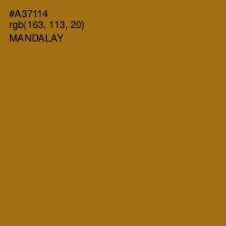 #A37114 - Mandalay Color Image