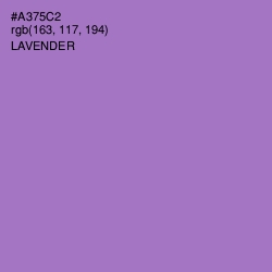 #A375C2 - Lavender Color Image