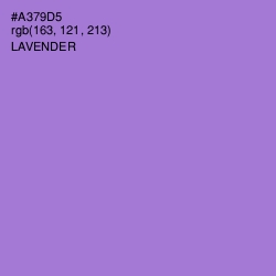 #A379D5 - Lavender Color Image