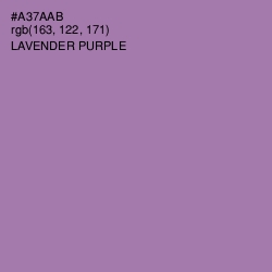 #A37AAB - Lavender Purple Color Image