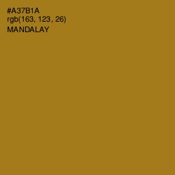 #A37B1A - Mandalay Color Image