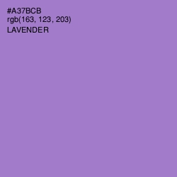 #A37BCB - Lavender Color Image