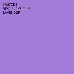 #A37CD9 - Lavender Color Image