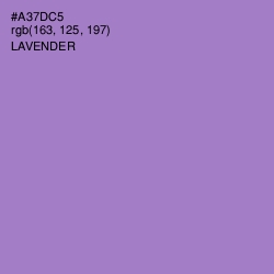 #A37DC5 - Lavender Color Image