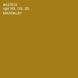 #A37E16 - Mandalay Color Image