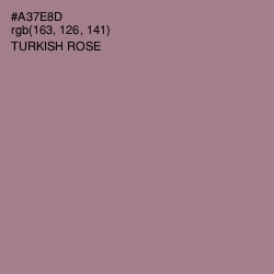 #A37E8D - Turkish Rose Color Image
