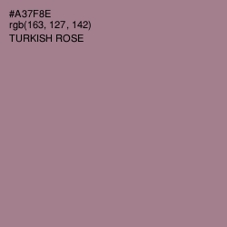 #A37F8E - Turkish Rose Color Image