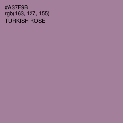 #A37F9B - Turkish Rose Color Image