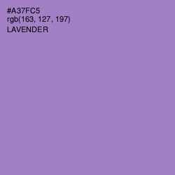 #A37FC5 - Lavender Color Image